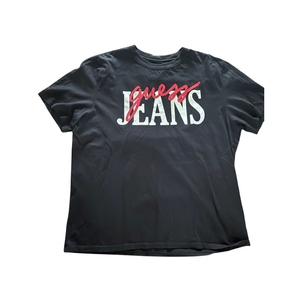 Vintage GUESS Jeans Puff Ink T-shirt: Adult XL: 90’s Fashion: Retro Tee